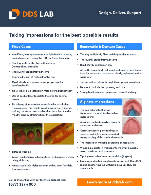BEST RESULTS WITH YOUR CASES - Dental Impressions