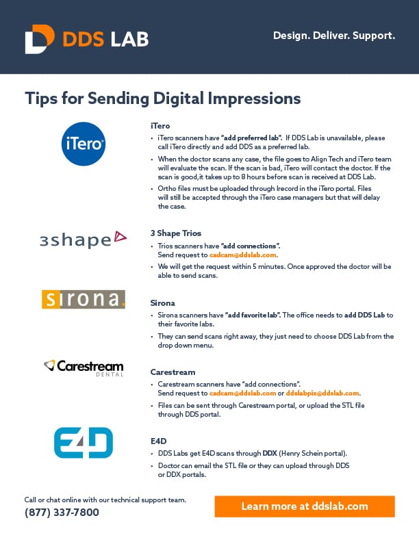 How to send a Digital impression to a Dental Lab