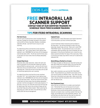 Intraoral Scanner Support | DDS Dental Lab