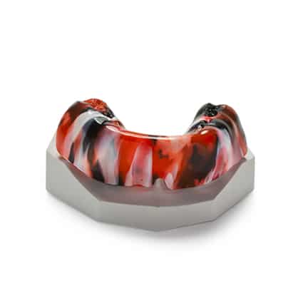 Red and Black Fierce Mouthguard - DDS Lab's Orthodontic Products
