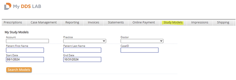 OrthoVault in MyDDSLAB